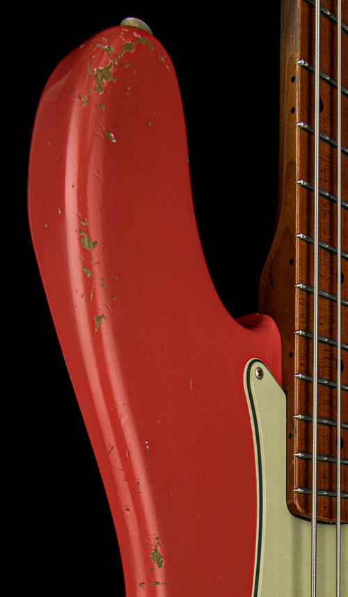 Fender Custom Shop Masterbuilt Levi Perry Empire 58 Precision Bass Relic - Aged Fiesta Red #87301