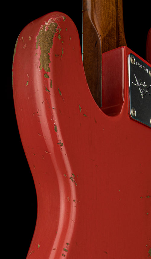 Fender Custom Shop Masterbuilt Levi Perry Empire 58 Precision Bass Relic - Aged Fiesta Red #87301