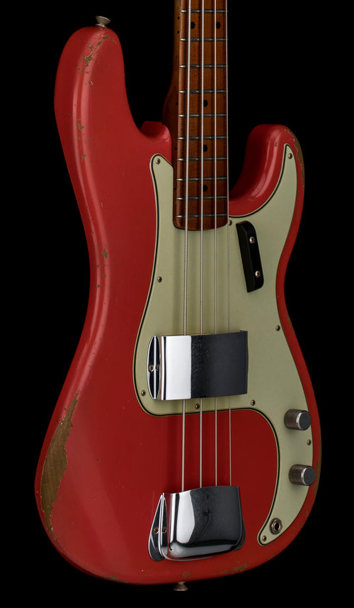 Fender Custom Shop Masterbuilt Levi Perry Empire 58 Precision Bass Relic - Aged Fiesta Red #87301