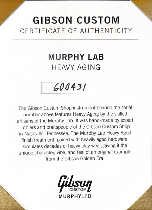 Gibson Custom Shop M2M 1961 SG Standard Striped Murphy Lab Heavy Aged - Walnut #00431