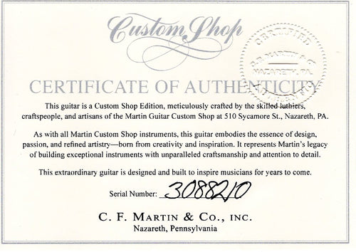 Martin Custom Shop D-28 Style Sinker Redwood/Pale Moon Ebony #88210 (Empire Music Spec)