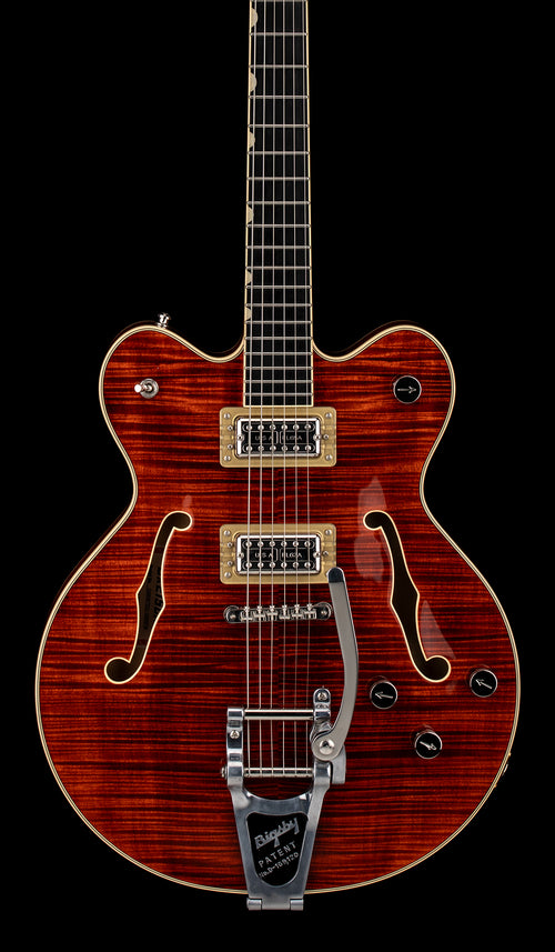 Used Gretsch G6609TFM Players Edition Broadkaster (2017) - Bourbon Stain #61783 with Original Hard Case