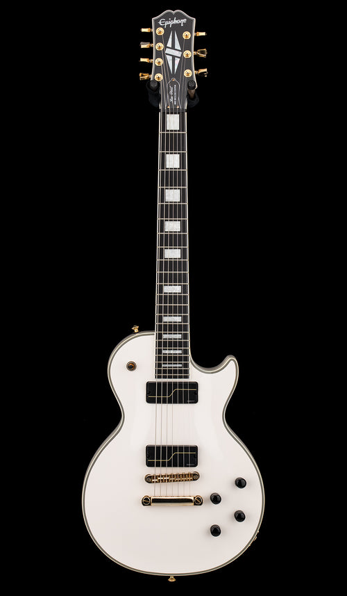 Used Epiphone Matt Heafy Les Paul Custom Origins 7-String (2022) - Bone White #23061 with Original Hard Case