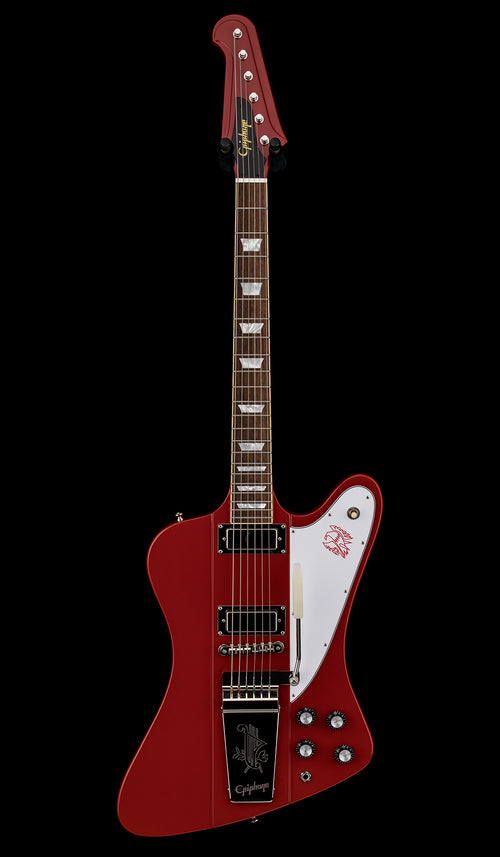 Used Epiphone 1963 Firebird V (2024) - Ember Red #20565 with Original Hard Case