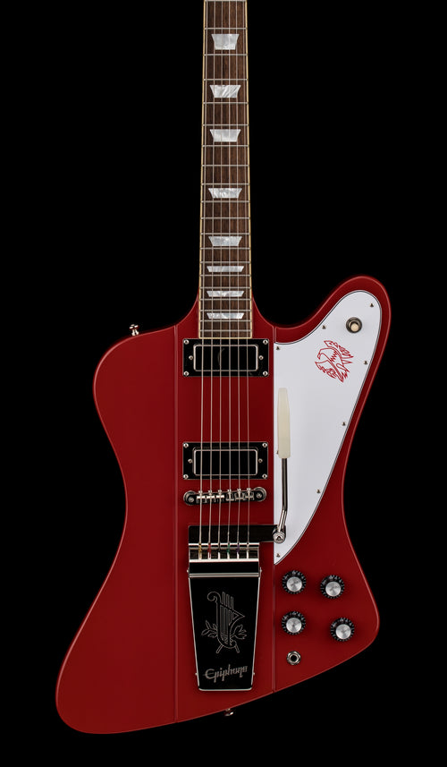 Used Epiphone 1963 Firebird V (2024) - Ember Red #20565 with Original Hard Case