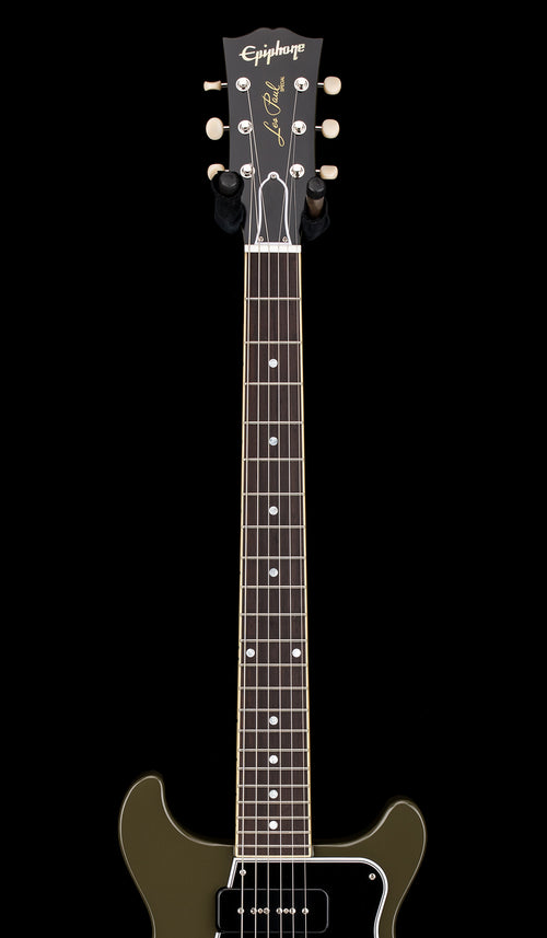 Used Epiphone Chicago Music Exchange IGC 1960 Les Paul Special Double Cut Reissue (2025) - Olive Drab #24190 with Original Hard Case