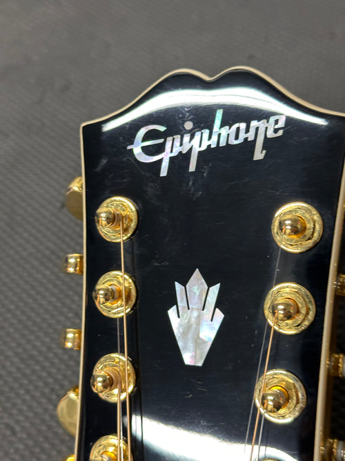 Used Epiphone Limited Edition GC Exclusive J-200 12-String (2021) - Vintage Sunburst #11219 with Hard Case