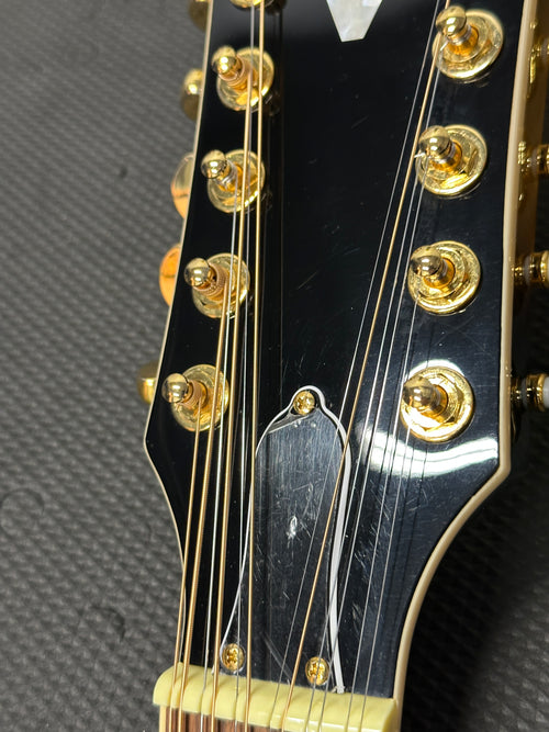 Used Epiphone Limited Edition GC Exclusive J-200 12-String (2021) - Vintage Sunburst #11219 with Hard Case