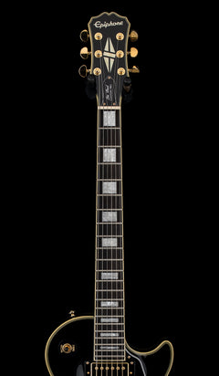 Used Epiphone Les Paul Custom Pro (2019) - Ebony #22823 with Hard Case