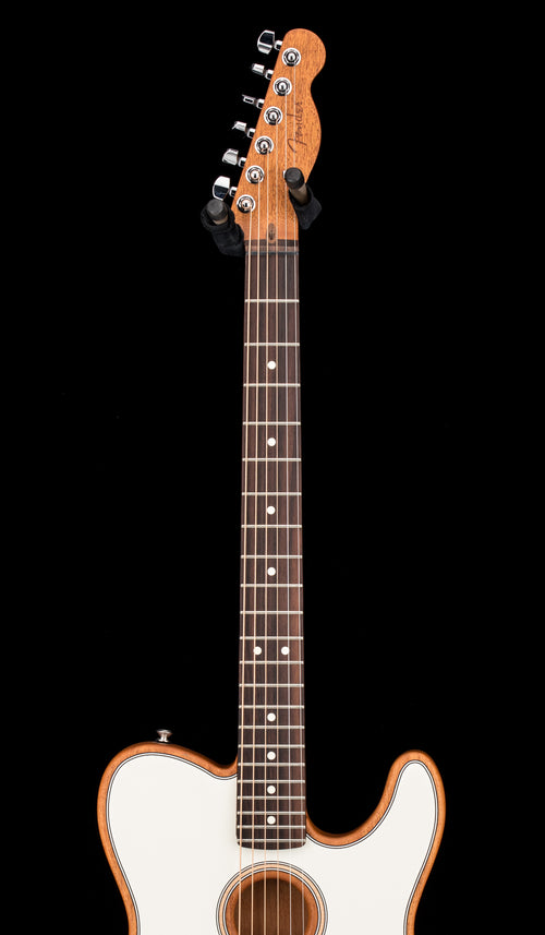 Used Fender Acoustasonic Player Telecaster (2022) - Arctic White #10762 with Gig Bag