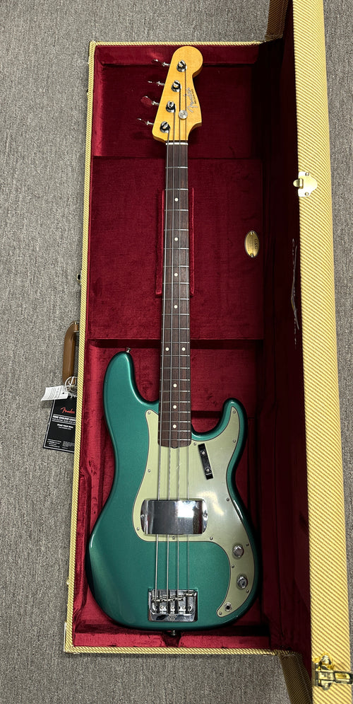 Used Fender Custom Shop 1960 Precision Bass Time Capsule (2025) - Sherwood Green Metallic #88527 with Original Hard Case