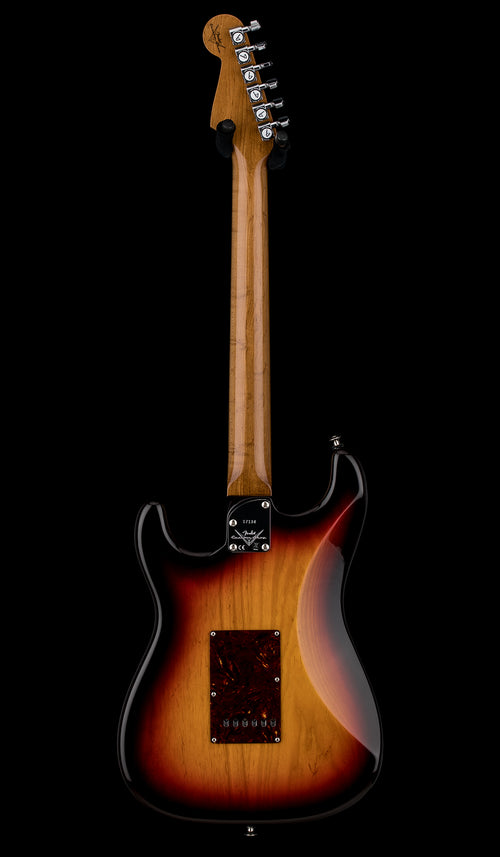 Used Fender Custom Shop American Custom Stratocaster NOS (2024) - Chocolate 3-Color Sunburst #17134 with Original Hard Case