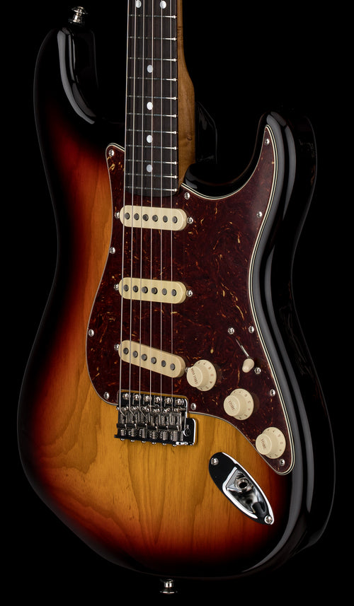 Used Fender Custom Shop American Custom Stratocaster NOS (2024) - Chocolate 3-Color Sunburst #17134 with Original Hard Case