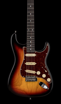 Used Fender Custom Shop American Custom Stratocaster NOS (2024) - Chocolate 3-Color Sunburst #17134 with Original Hard Case