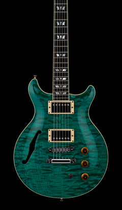 Used Hamer Custom Shop Artist Custom (2004) - Transparent Teal #53727 with Original Hard Case