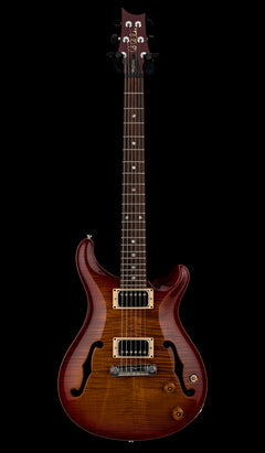 Used PRS Hollowbody II 10-Top (2008) - Dark Cherry Sunburst #35866 with Original Hard Case