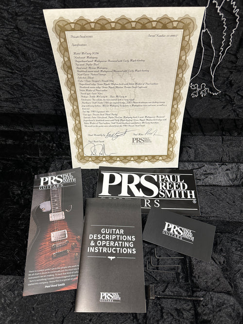 Used PRS Private Stock McCarty SC56 - Dragon's Breath Glow #09917 with Original Hard Case