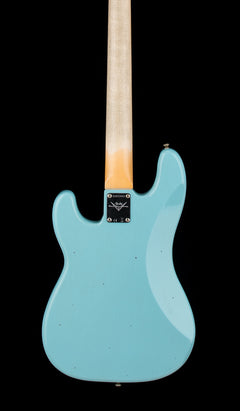 Fender Custom Shop '63 P Bass Journeyman Relic - Aged Daphne Blue #72443