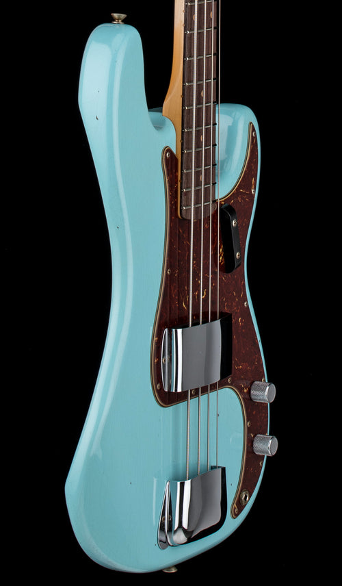 Fender Custom Shop '63 P Bass Journeyman Relic - Aged Daphne Blue #72443