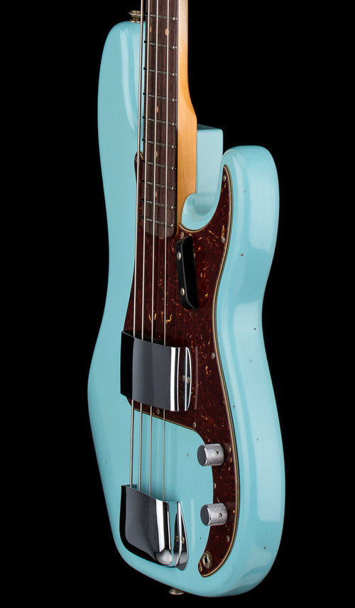 Fender Custom Shop '63 P Bass Journeyman Relic - Aged Daphne Blue #72443