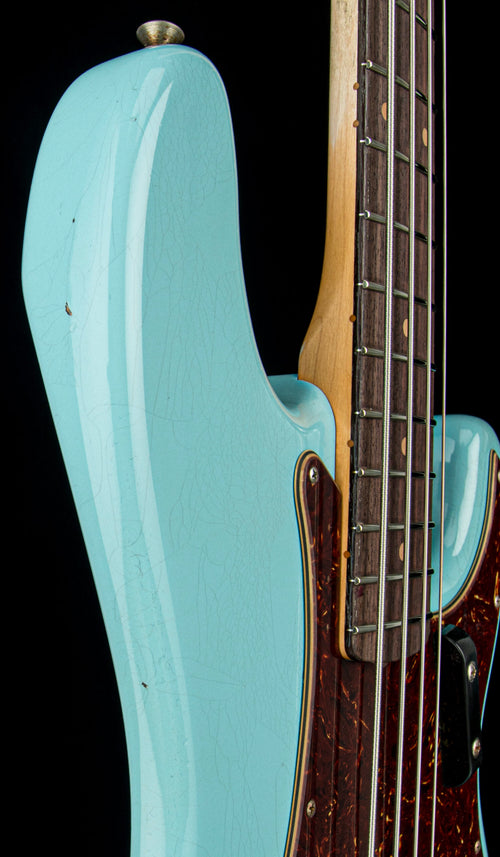 Fender Custom Shop '63 P Bass Journeyman Relic - Aged Daphne Blue #72443