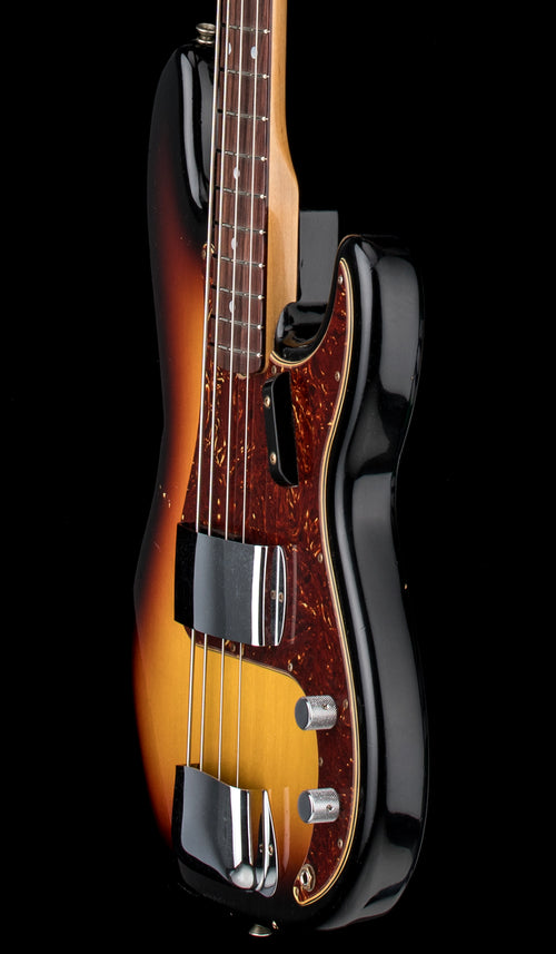 Fender Custom Shop 1966 Precision Bass Journeyman Relic - Bleached 3 Tone Sunburst #76733