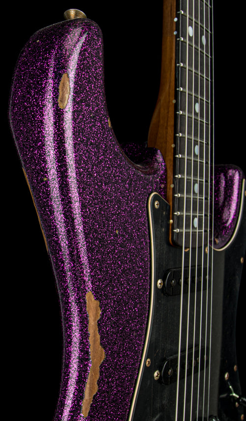 Fender Custom Shop Empire 67 Stratocaster Relic - Magenta Sparkle #73044