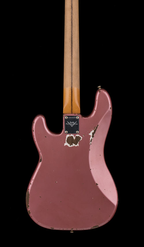 Fender Custom Shop Austin MacNutt Masterbuilt Empire 58 Precision Bass Relic - Aged Burgundy Mist #65874