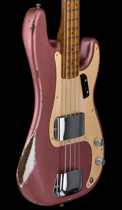 Fender Custom Shop Austin MacNutt Masterbuilt Empire 58 Precision Bass Relic - Aged Burgundy Mist #65874