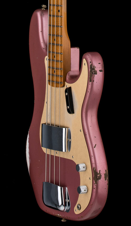 Fender Custom Shop Austin MacNutt Masterbuilt Empire 58 Precision Bass Relic - Aged Burgundy Mist #65874