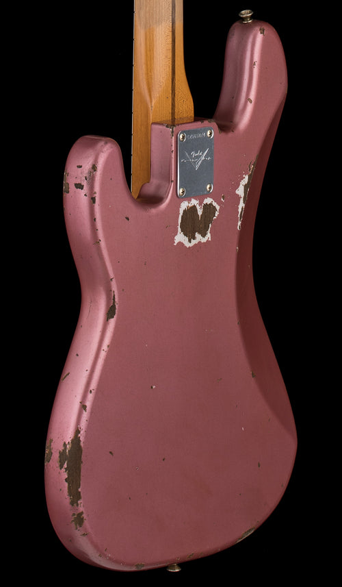 Fender Custom Shop Austin MacNutt Masterbuilt Empire 58 Precision Bass Relic - Aged Burgundy Mist #65874