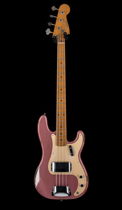 Fender Custom Shop Austin MacNutt Masterbuilt Empire 58 Precision Bass Relic - Aged Burgundy Mist #65874