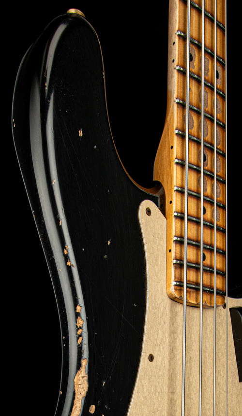 Fender Custom Shop '58 P Bass Heavy Relic - Aged Black #65942