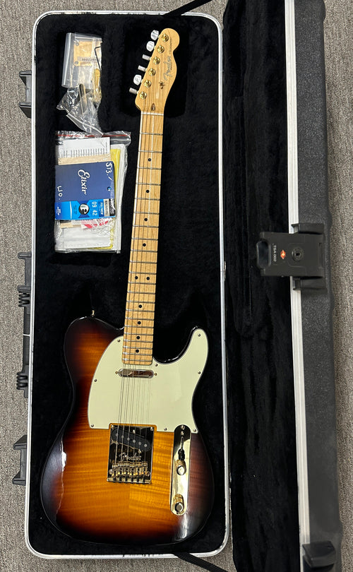 Used Fender "Tele-bration" Limited Edition 60th Anniversary Flame Top Telecaster (2011) - Antique Burst #33292 with Hard Case