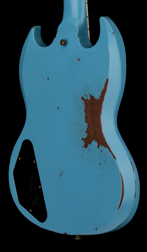 Gibson Custom Shop M2M 1961 SG Standard Striped Murphy Lab Heavy Aged - Maui Blue #00781