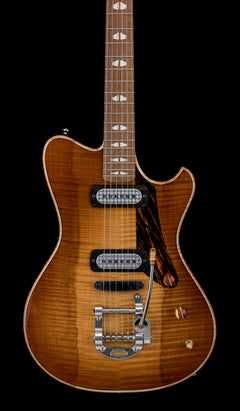 Powers Electric A-Type Select Flame Top #17 FF42 - Wild Honey Burst #B235