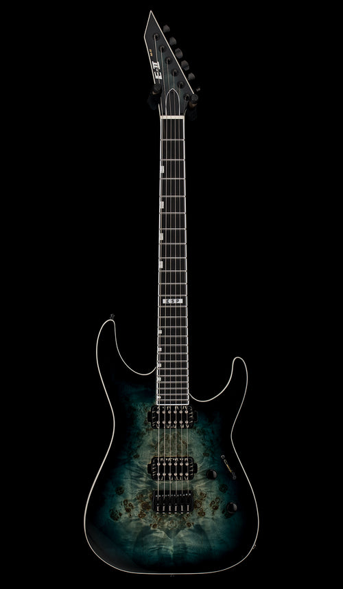 ESP E-II M-II HT - Mercury Blue Burst #ES6775243 (Factory Demonstration Model)