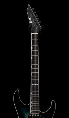 ESP E-II M-II HT - Mercury Blue Burst #ES6775243 (Factory Demonstration Model)