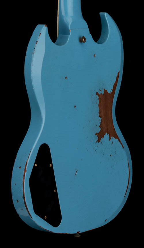 Gibson Custom Shop M2M 1961 SG Standard Striped Murphy Lab Heavy Aged - Maui Blue #00781