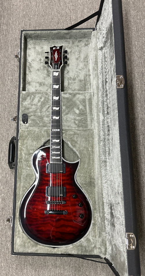 ESP E-II Eclipse - See Thru Black Cherry Sunburst #ES2232243 (Factory Demonstration Model)