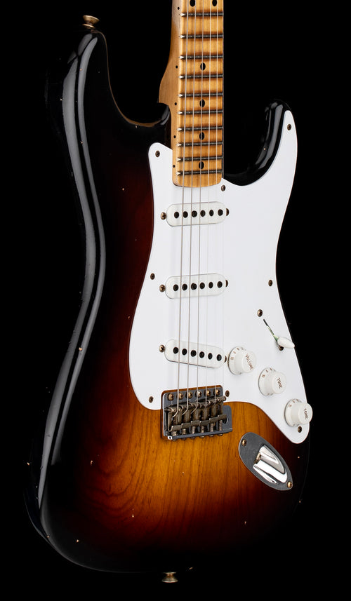 Fender Custom Shop Limited Edition 70th Anniversary 1954 Stratocaster Journeyman Relic - Wide Fade 2 Tone Sunburst #4954