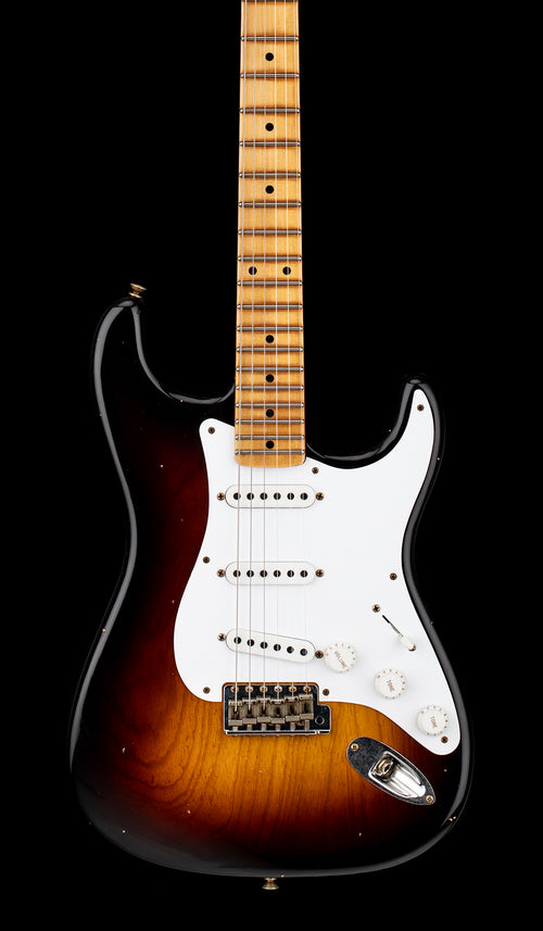 Fender Custom Shop Limited Edition 70th Anniversary 1954 Stratocaster Journeyman Relic - Wide Fade 2 Tone Sunburst #4954