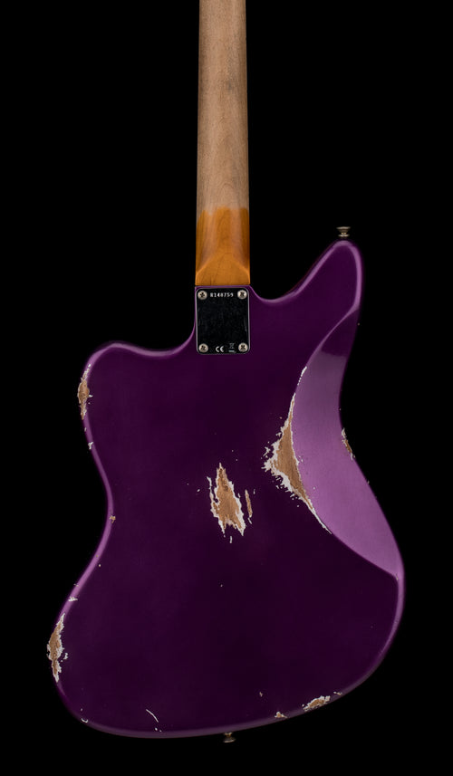 Fender Custom Shop 1965 Jaguar Heavy Relic - Faded Purple Metallic #48759
