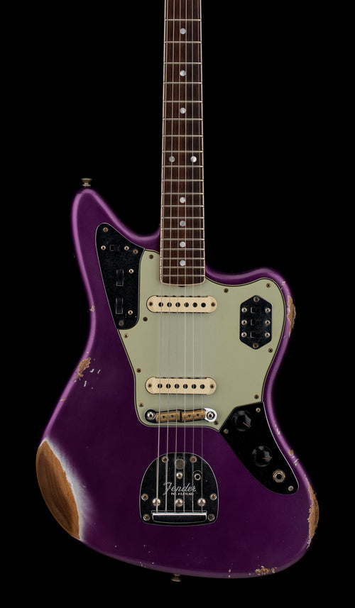 Fender Custom Shop 1965 Jaguar Heavy Relic - Faded Purple Metallic #48759