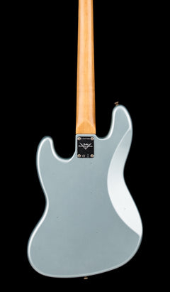 Fender Custom Shop 1966 Jazz Bass Journeyman Relic - Super Faded Firemist Silver #87488