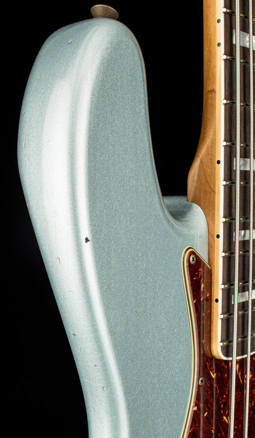 Fender Custom Shop 1966 Jazz Bass Journeyman Relic - Super Faded Firemist Silver #87488