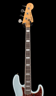 Fender Custom Shop 1966 Jazz Bass Journeyman Relic - Super Faded Firemist Silver #87488