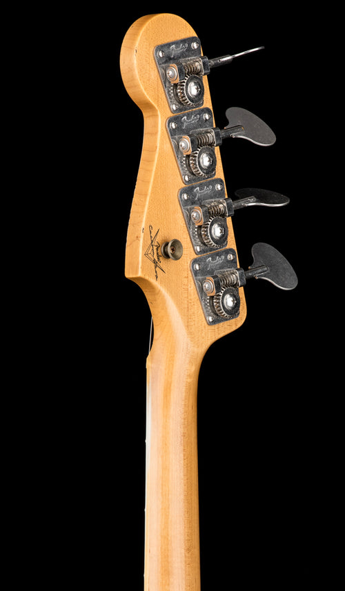Fender Custom Shop 1966 Jazz Bass Journeyman Relic - Super Faded Firemist Silver #87488
