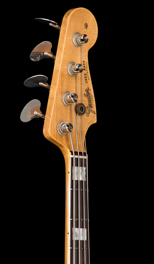 Fender Custom Shop 1966 Jazz Bass Journeyman Relic - Super Faded Firemist Silver #87488