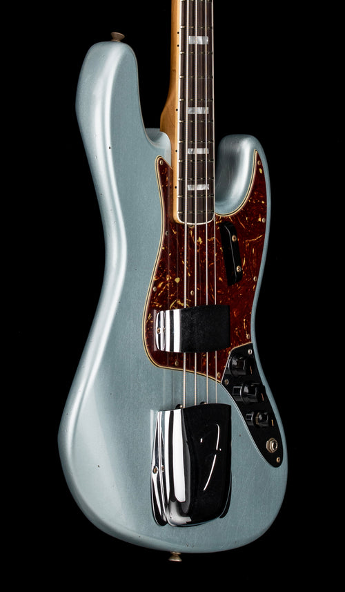 Fender Custom Shop 1966 Jazz Bass Journeyman Relic - Super Faded Firemist Silver #87488